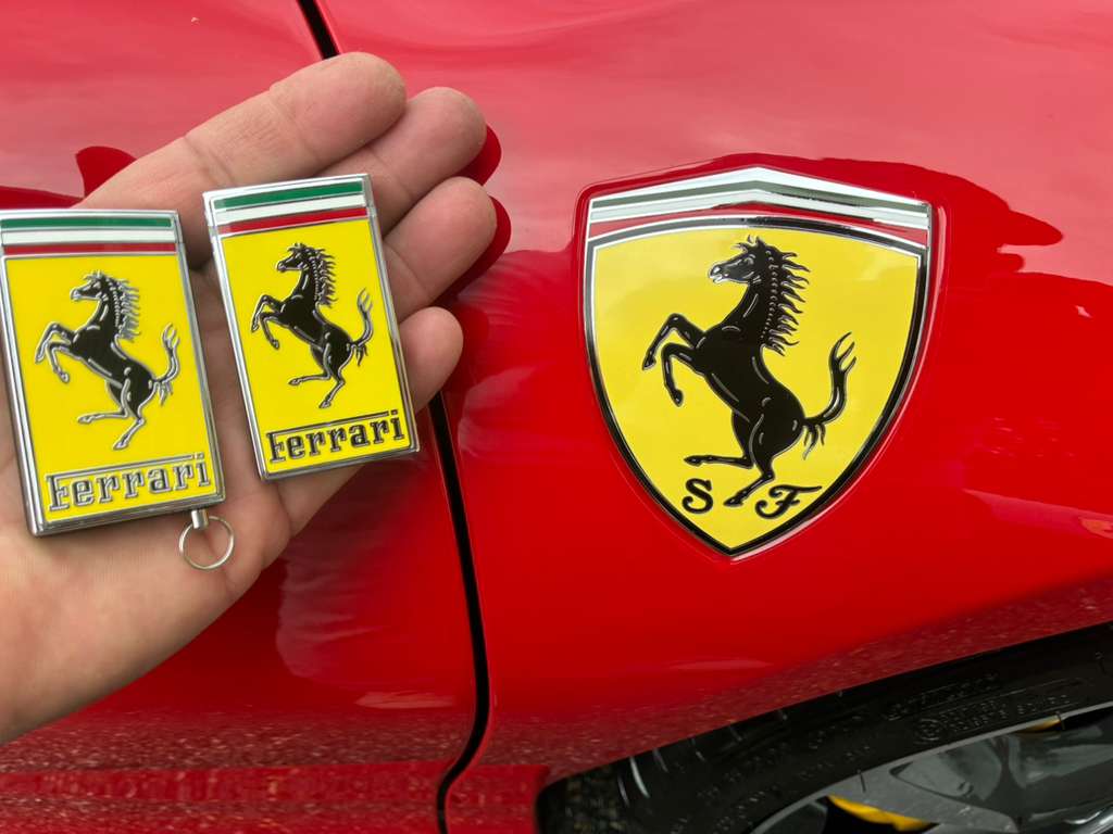 Ferrari Badge Detail